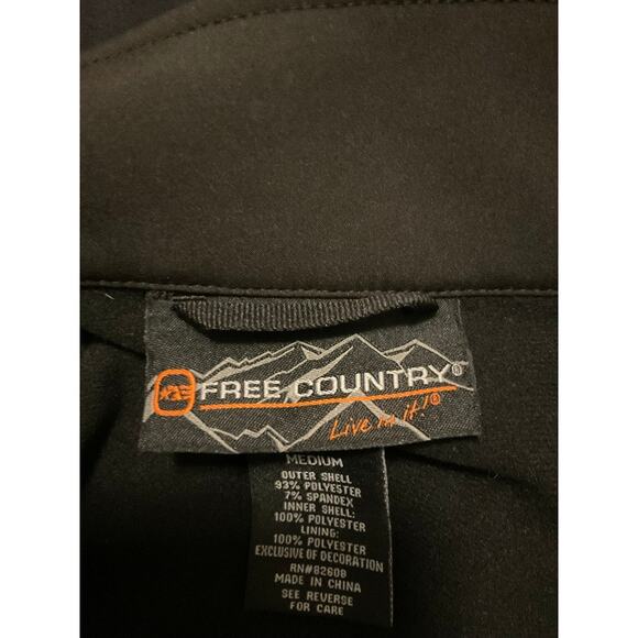 Free Country‎  Black Jacket Men's  M - Picture 5 of 10